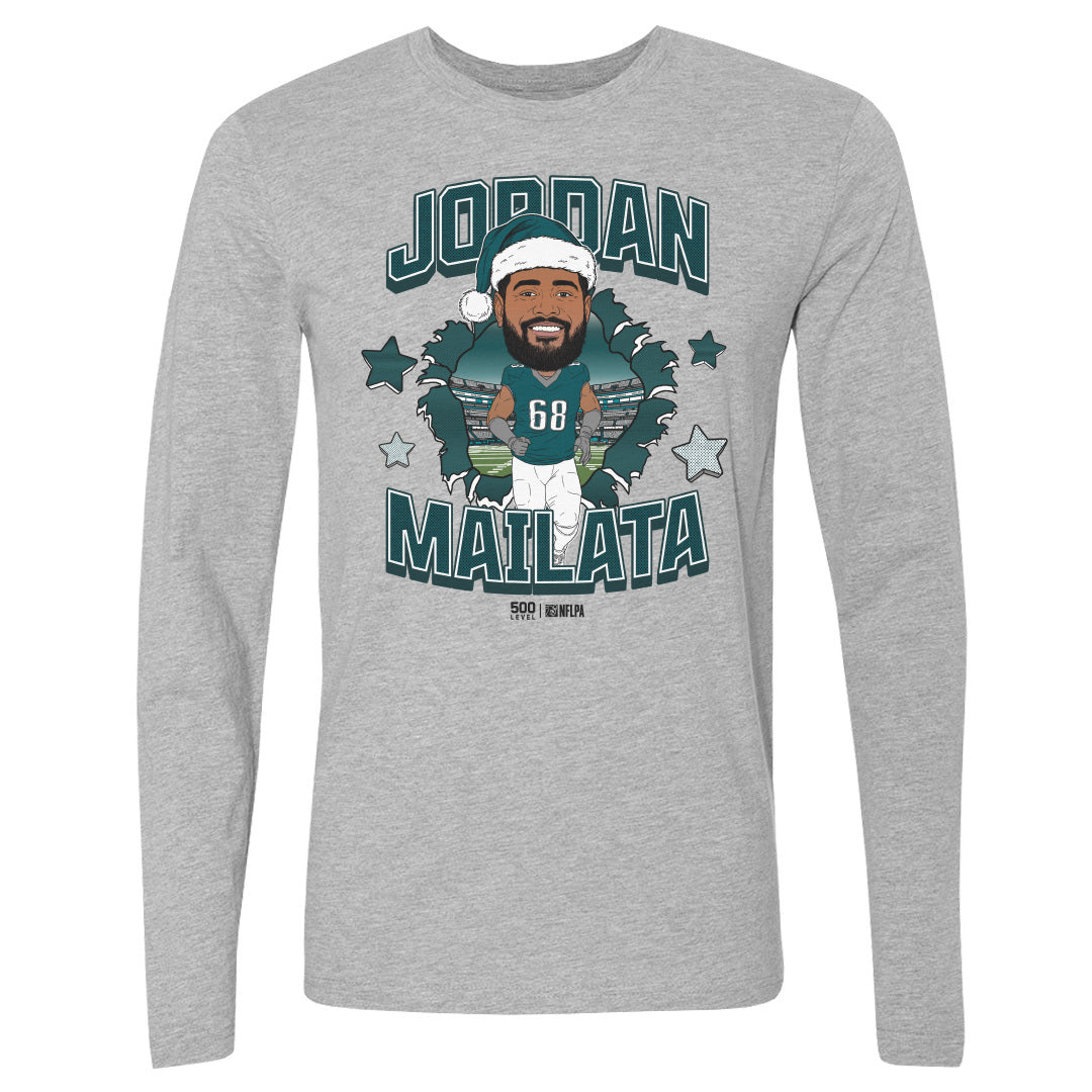 Jordan Mailata Philadelphia Santa Hat WHT