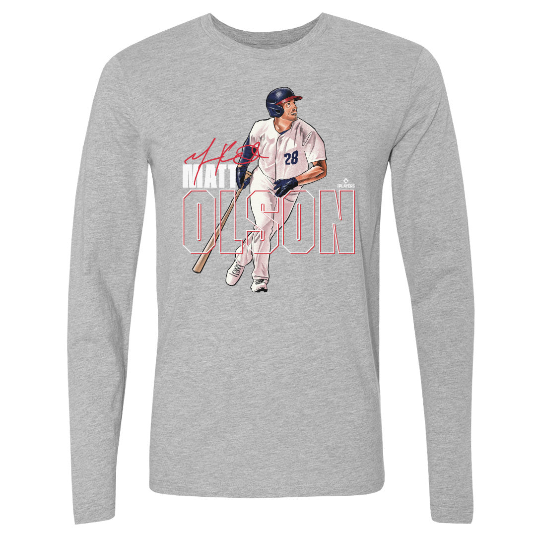 Matt Olson Atlanta Stance WHT