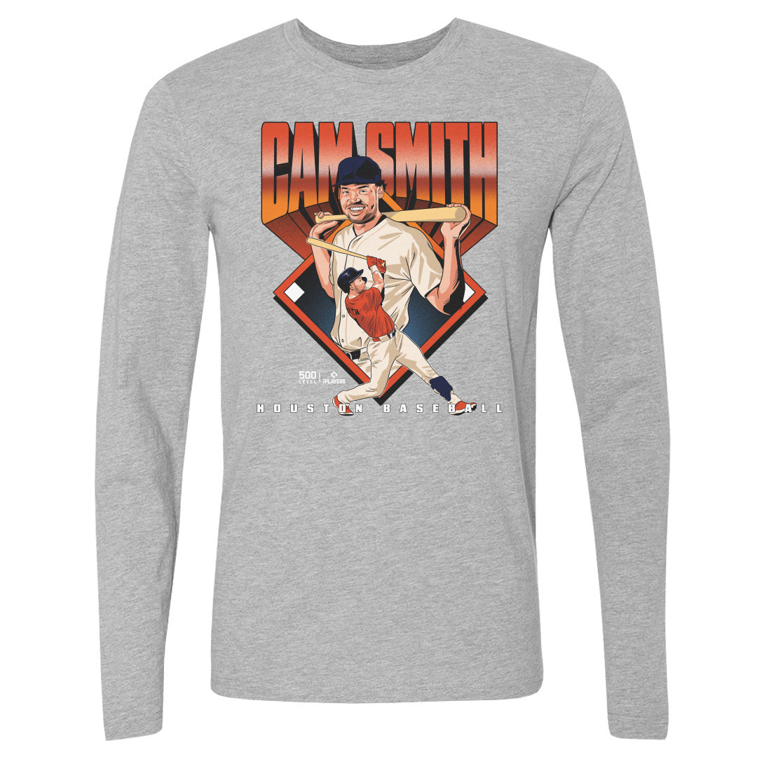 Cam Smith Houston Baseball Diamond WHT