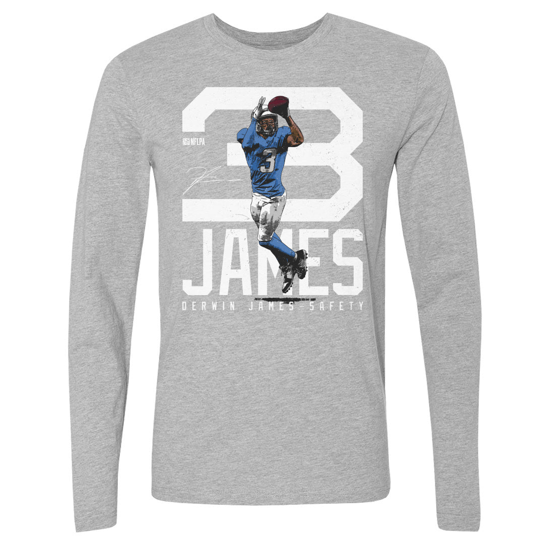 Derwin James Los Angeles C Bold Number WHT