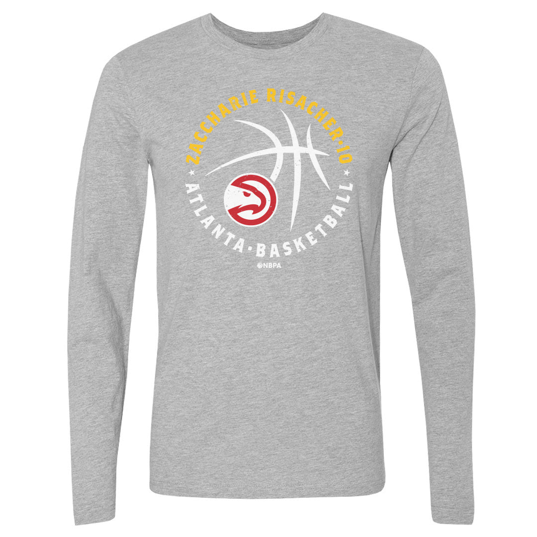 Zaccharie Risacher Atlanta Hawks Player Ball WHT