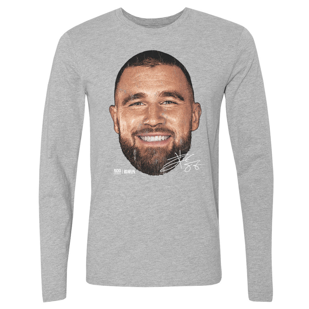 Travis Kelce Kansas City Vintage Head WHT