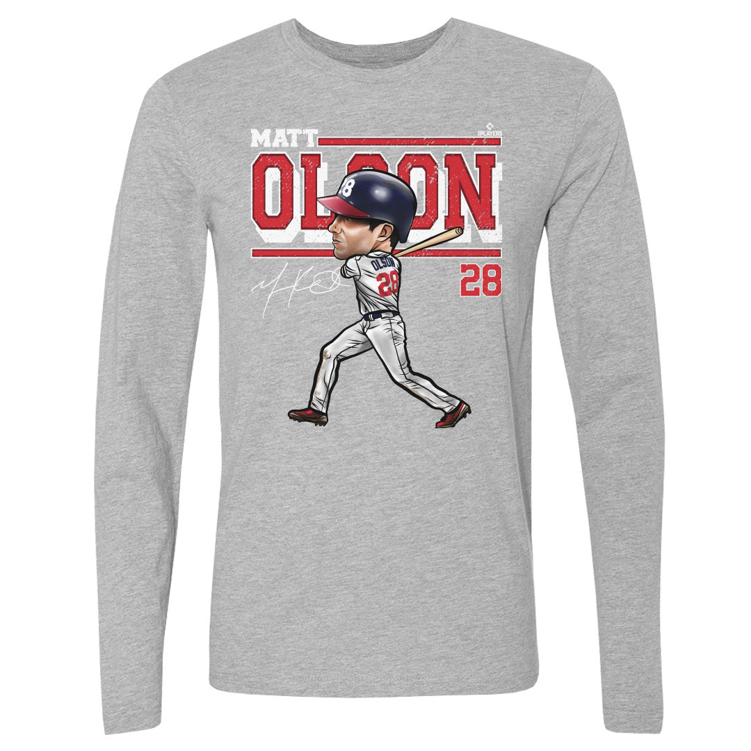 Matt Olson Atlanta Cartoon WHT
