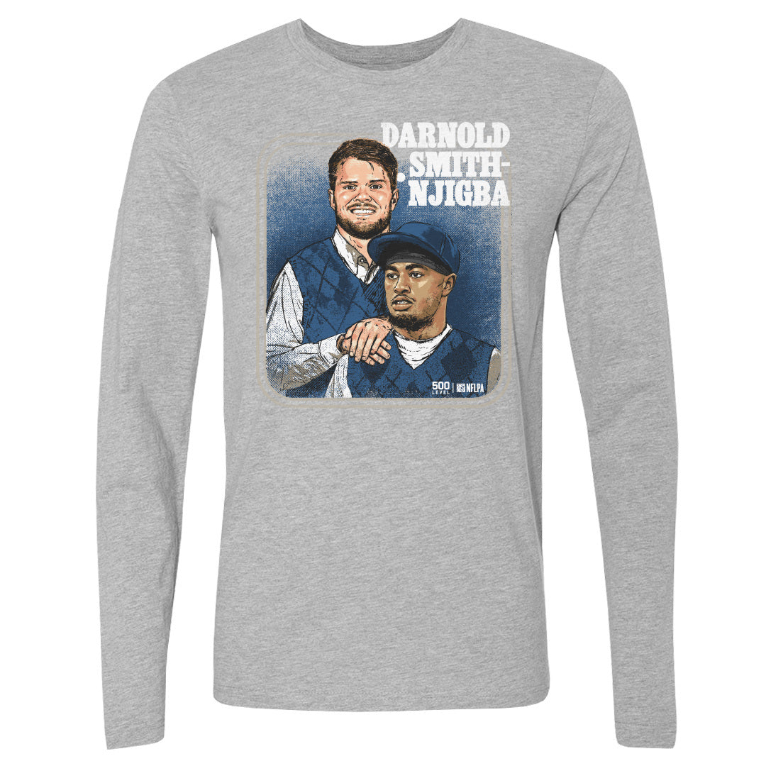 Sam Darnold & Jaxon Smith-Njigba Seattle Step Brothers WHT
