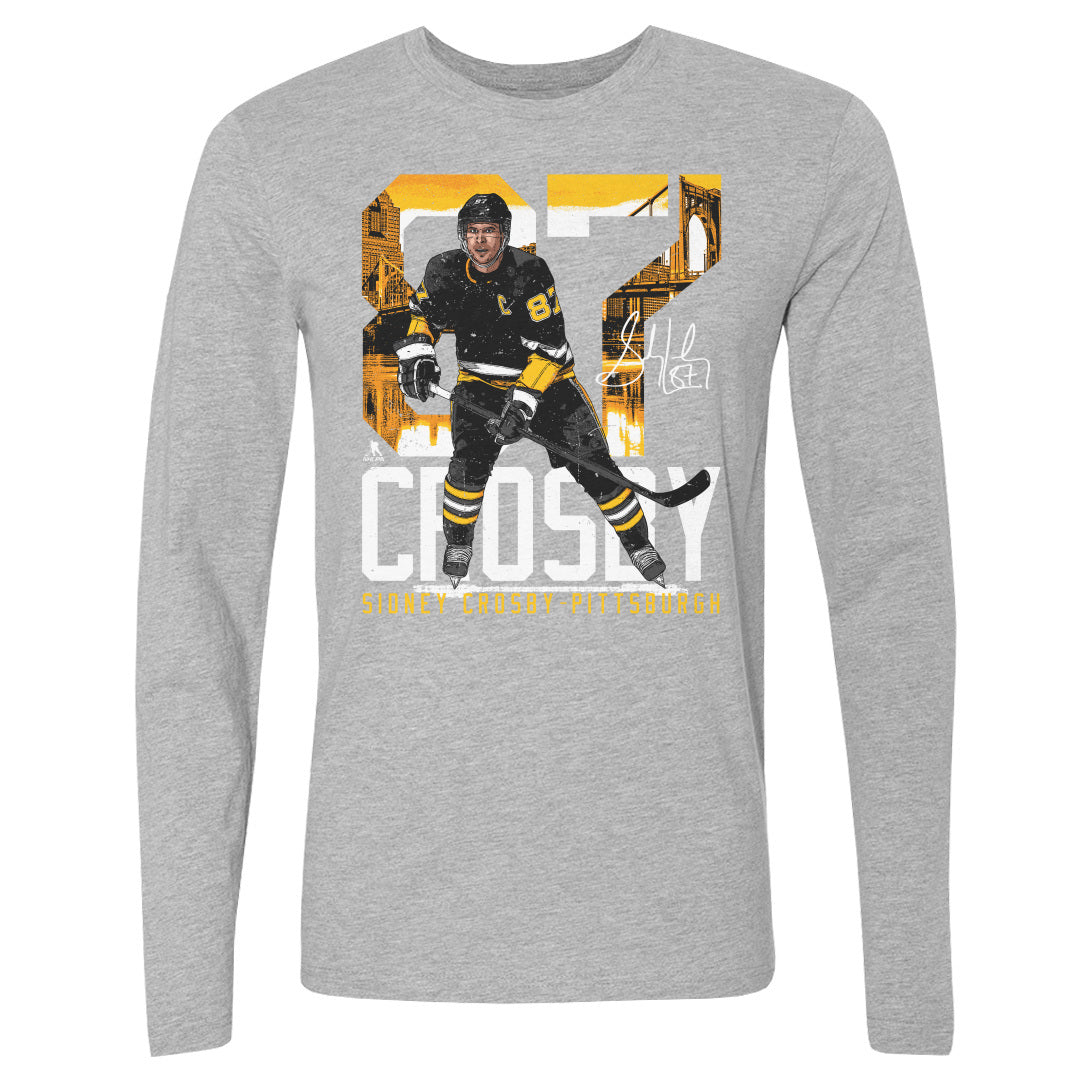 Sidney Crosby Pittsburgh Landmark WHT