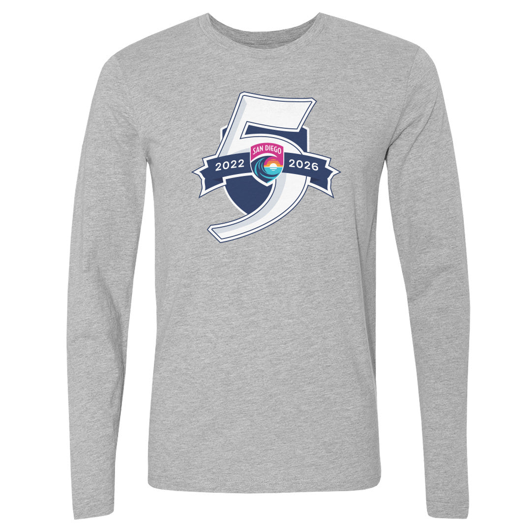 San Diego Wave FC 5 Seasons Logo WHT