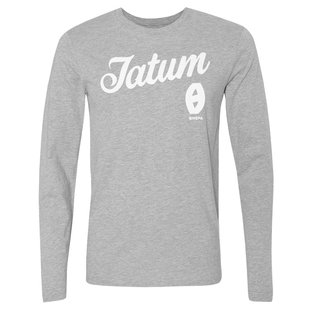 Jayson Tatum Boston Script WHT