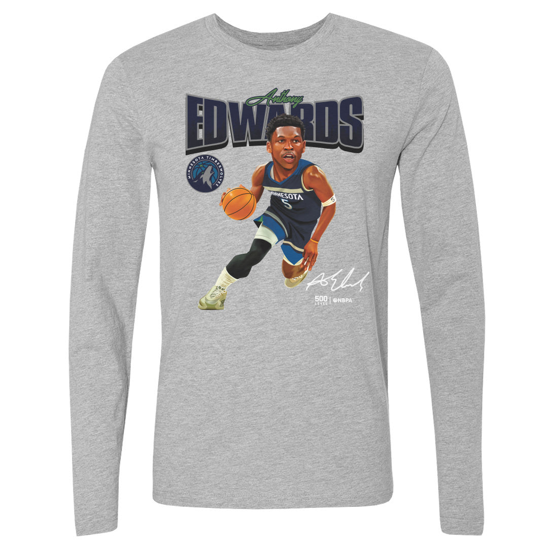 Anthony Edwards Minnesota Timberwolves Caricature WHT