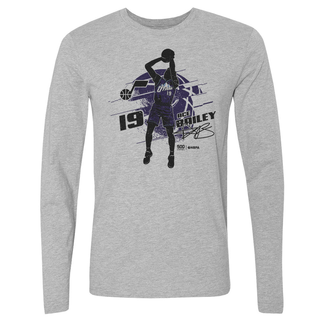 Ace Bailey Utah Jazz Silhouette