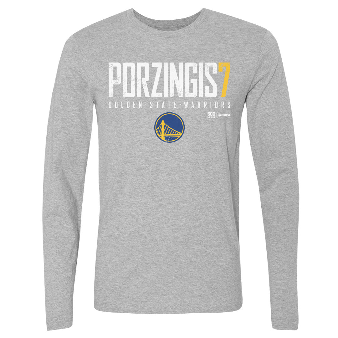Kristaps Porzingis Golden State Warriors Elite WHT