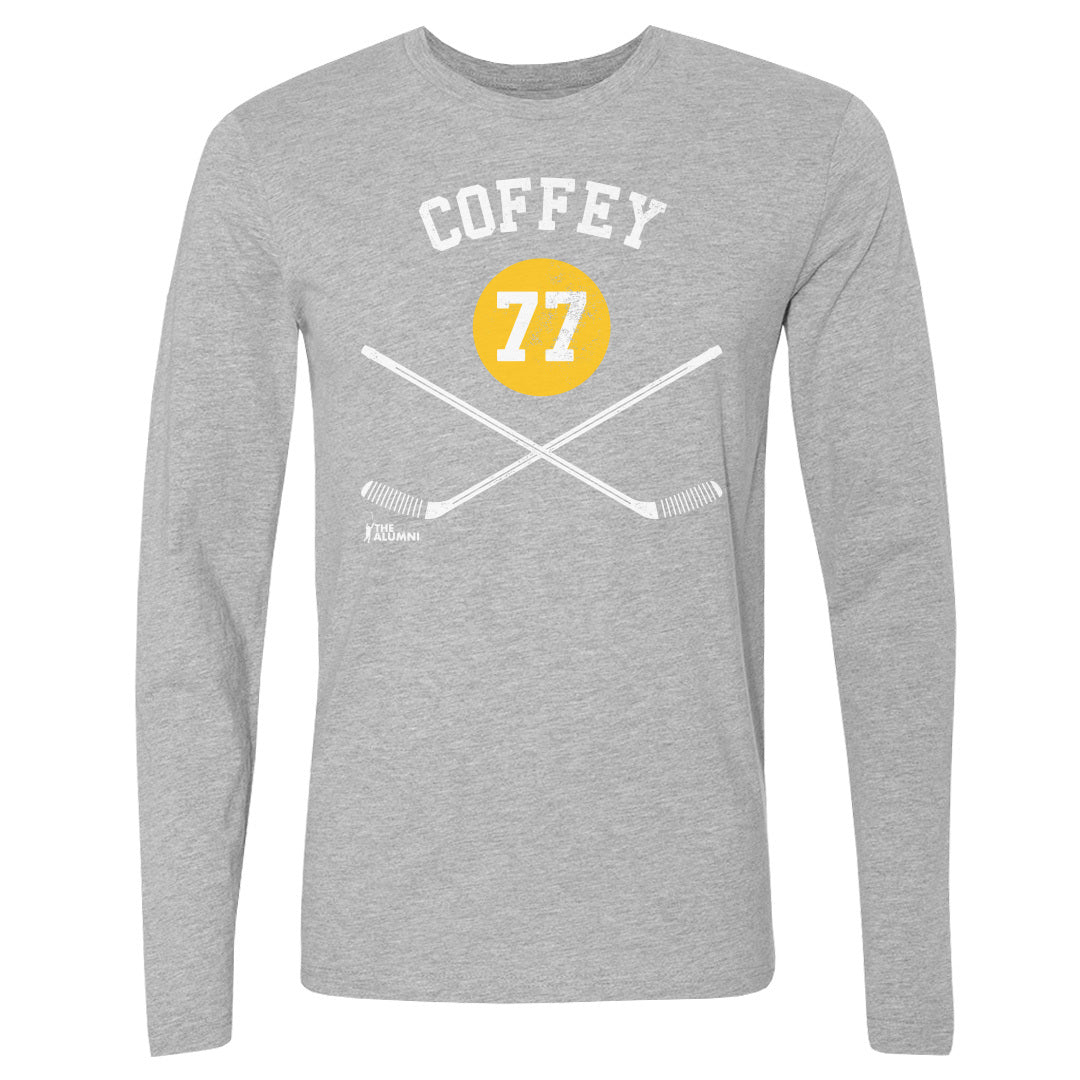 Paul Coffey Pittsburgh 77 Sticks WHT