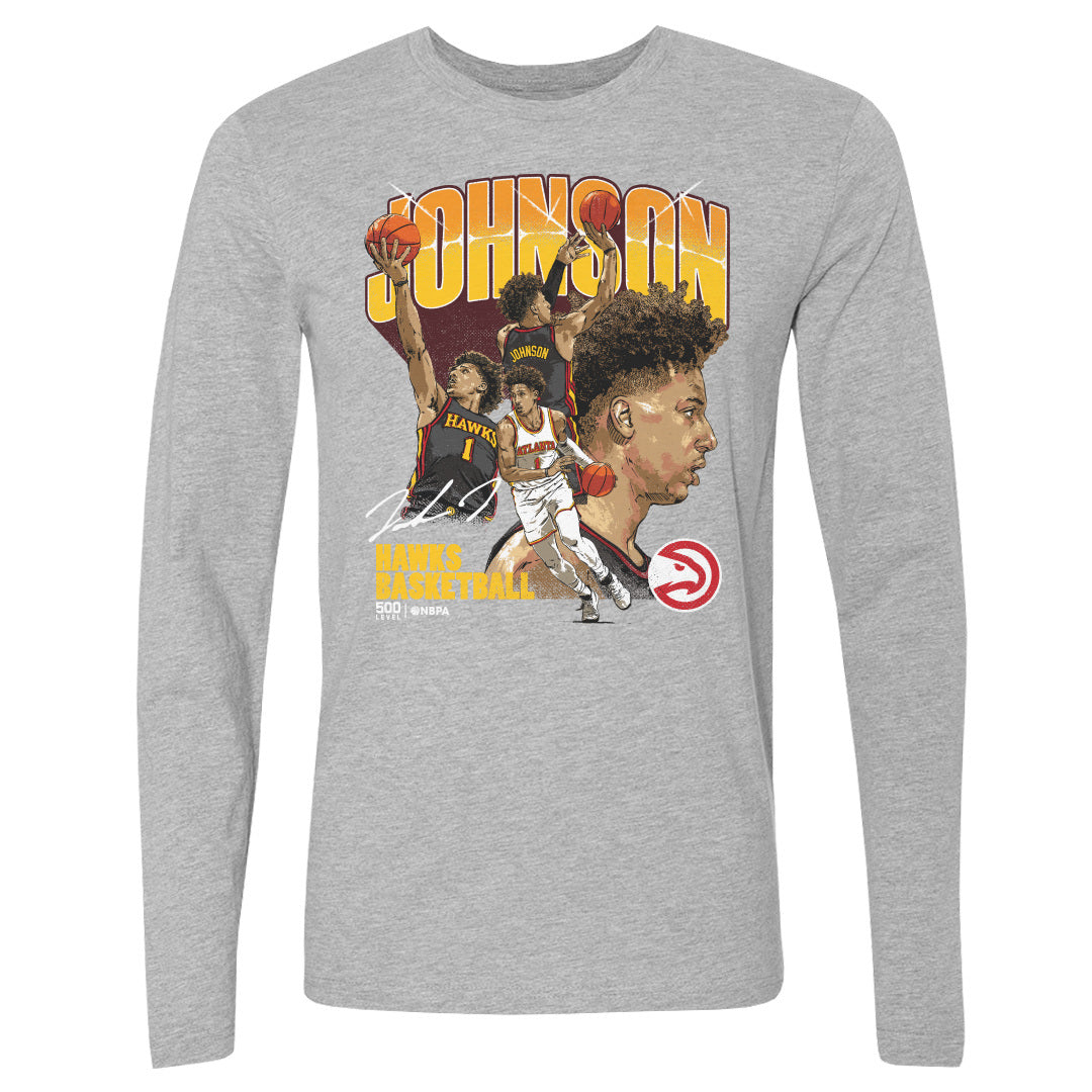 Jalen Johnson Atlanta Hawks Collage WHT