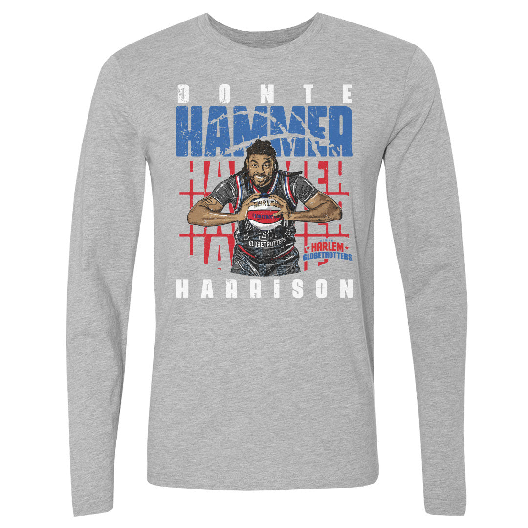 Hammer Harrison Harlem Globetrotters Pose WHT