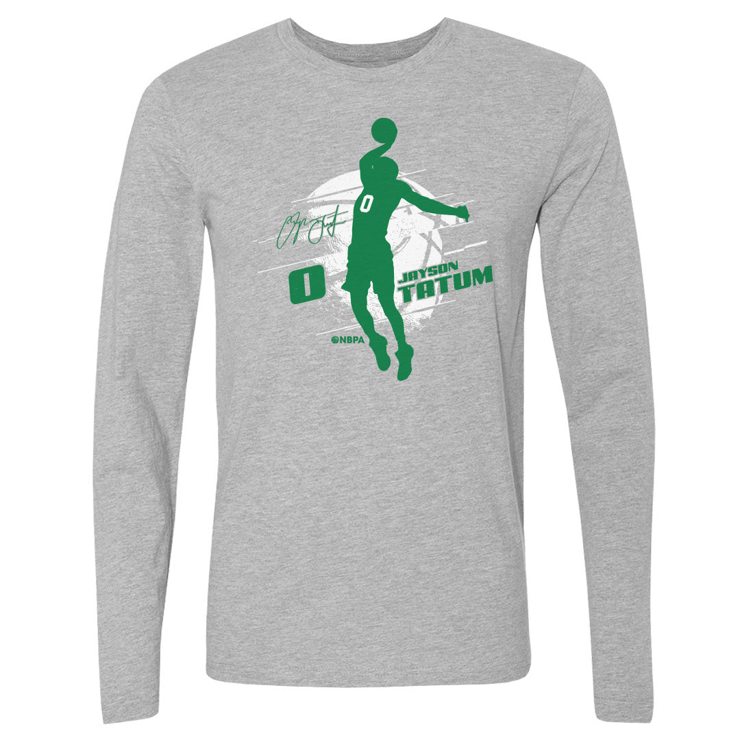 Jayson Tatum Boston Silhouette WHT