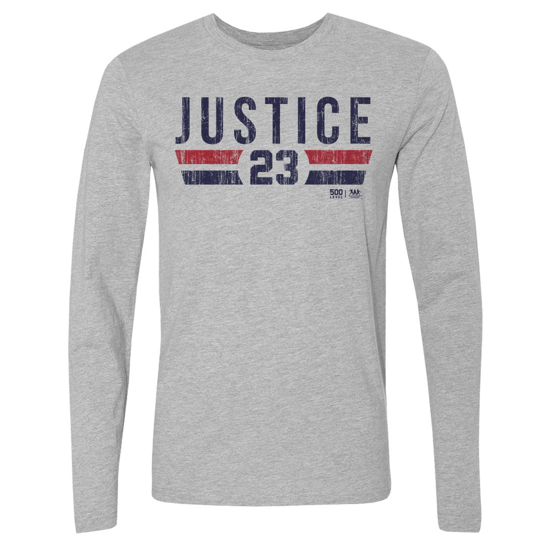 David Justice Atlanta Font