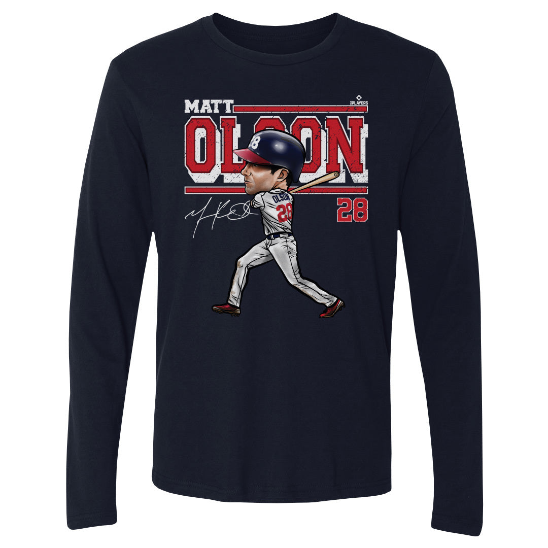 Matt Olson Atlanta Cartoon WHT