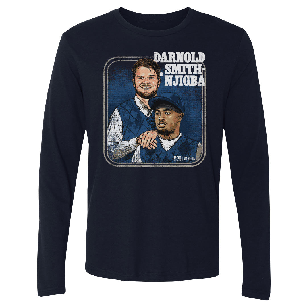Sam Darnold & Jaxon Smith-Njigba Seattle Step Brothers WHT