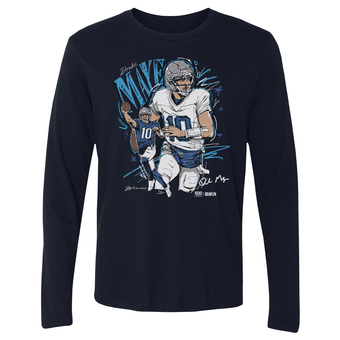Drake Maye New England Scribble WHT