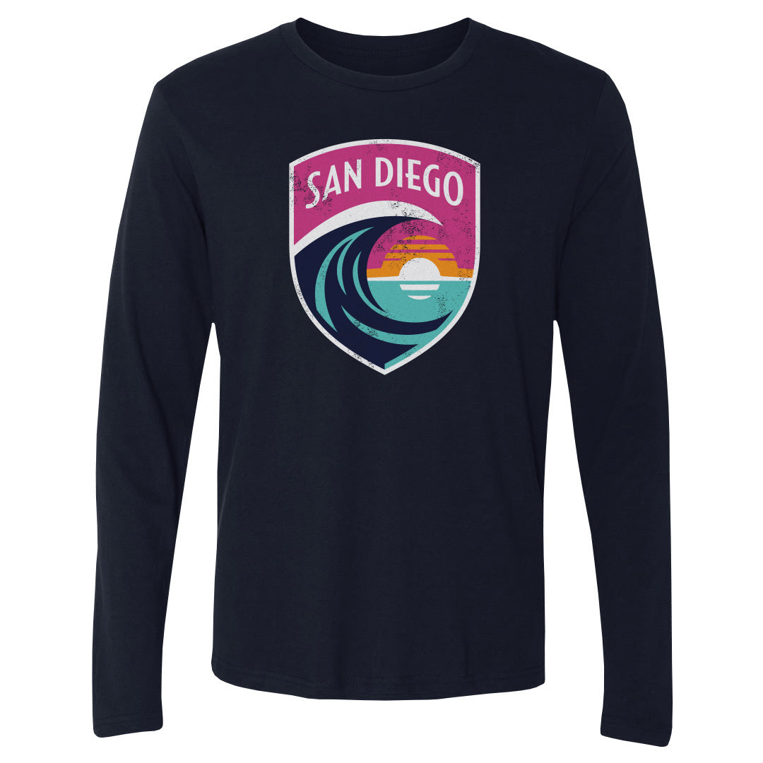 San Diego Wave FC Vintage Primary Logo WHT