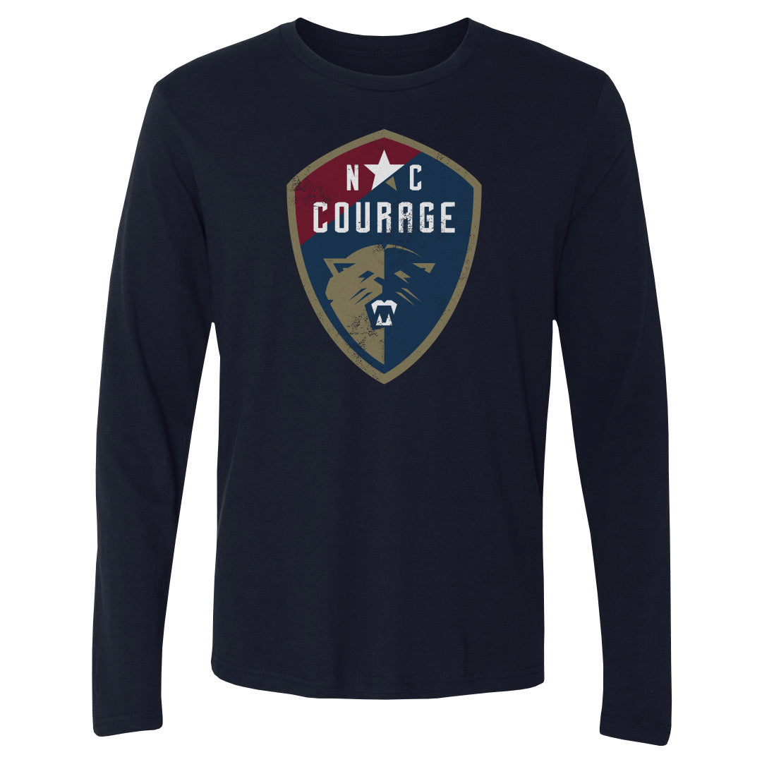 North Carolina Courage Vintage Primary Logo WHT