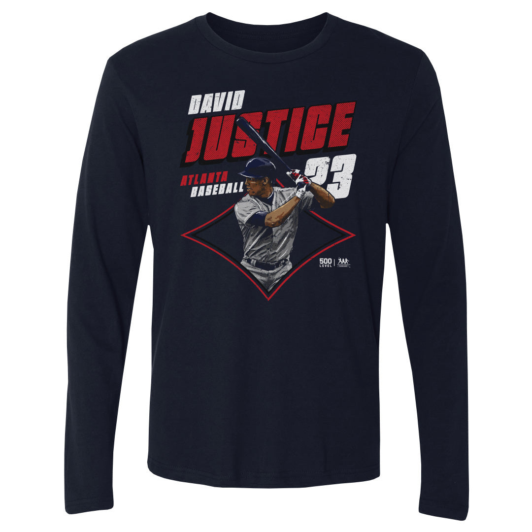 David Justice Atlanta Diamond WHT