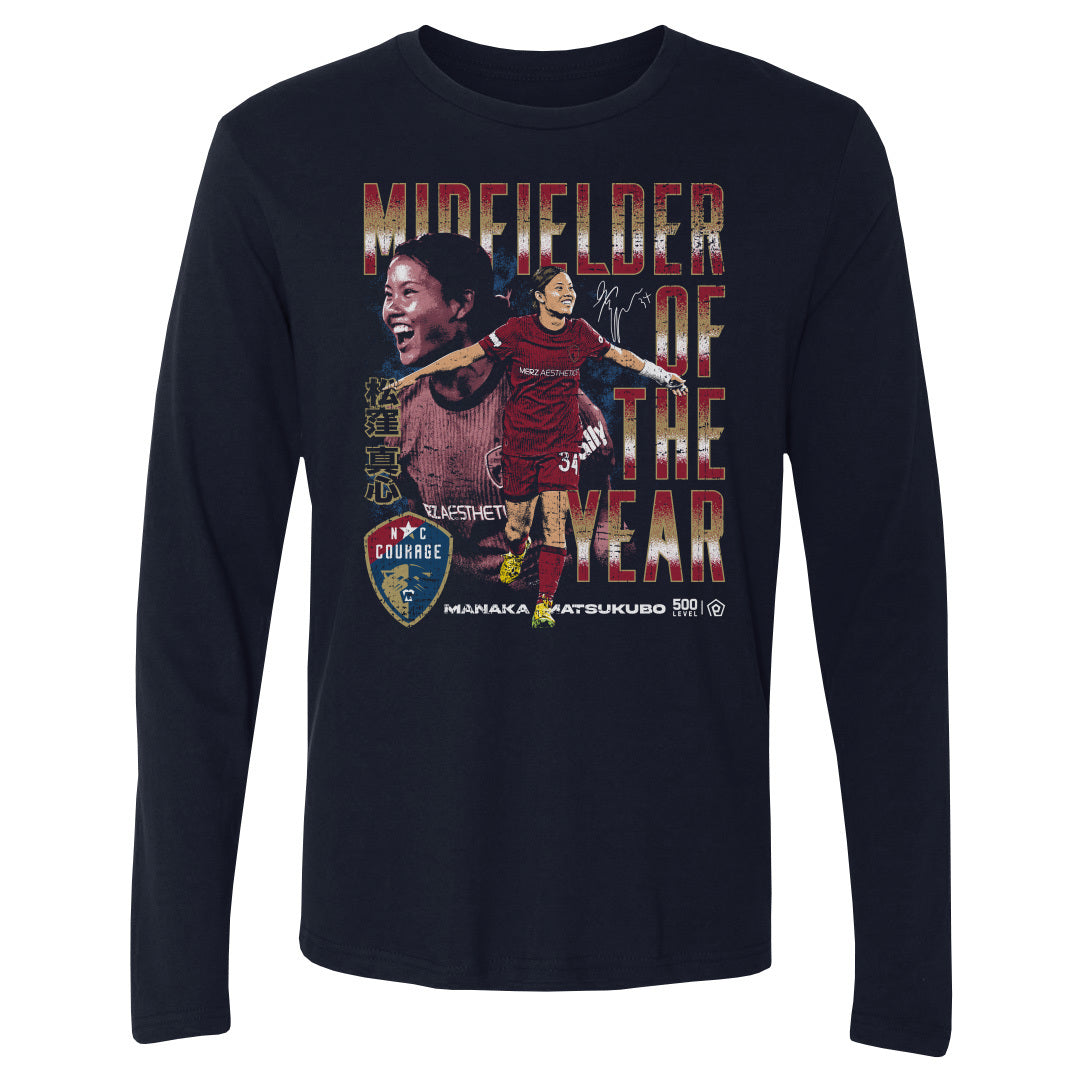 Manaka Matsukubo North Carolina Courage 2025 Midfielder Of The Year WHT