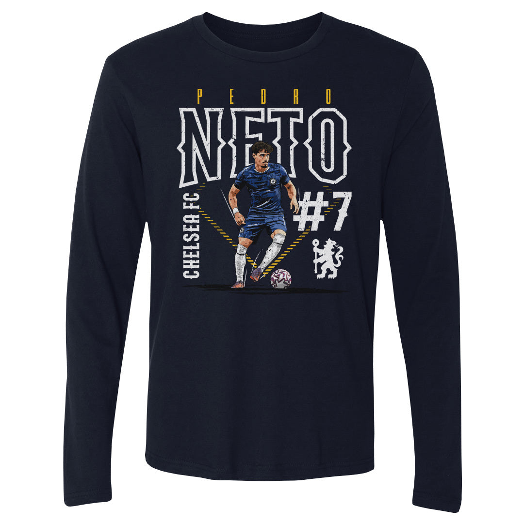 Pedro Neto Chelsea FC Outline Number WHT