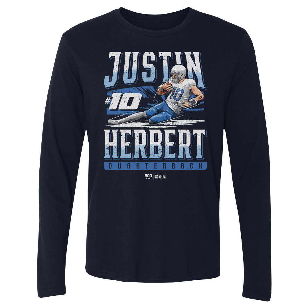 Justin Herbert Los Angeles C Slide WHT