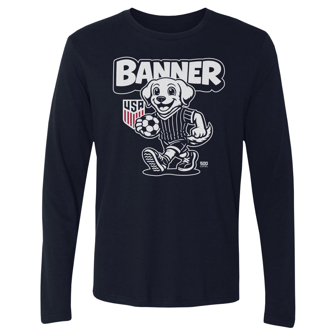 U.S. Soccer Mascot Banner WHT