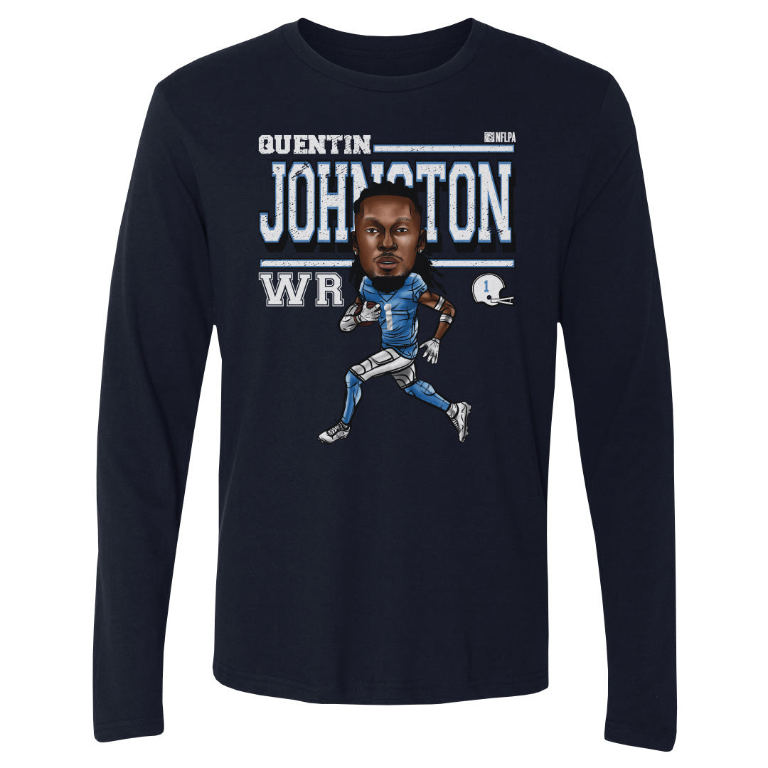 Quentin Johnston Los Angeles C Cartoon WHT