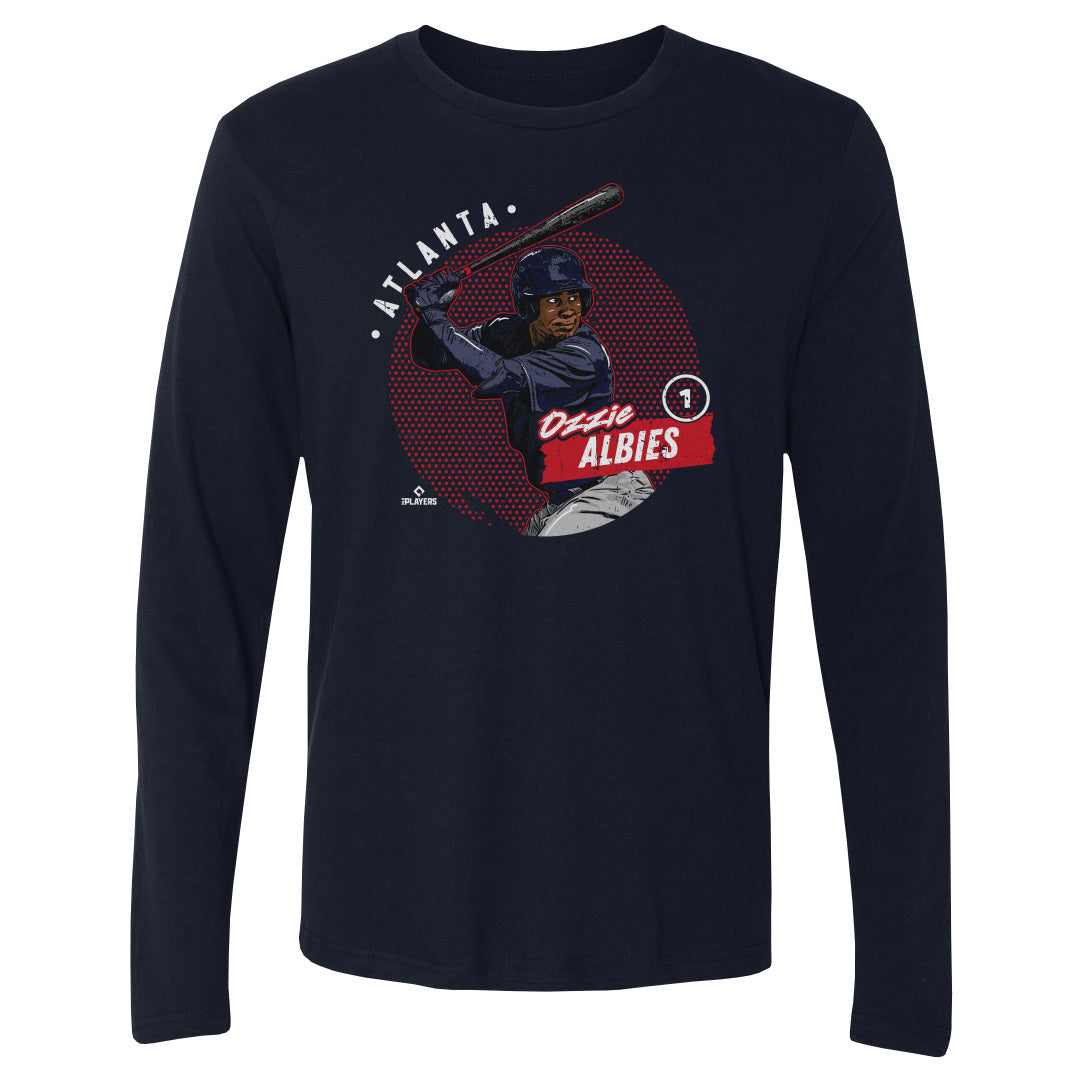 Ozzie Albies Atlanta Dots WHT