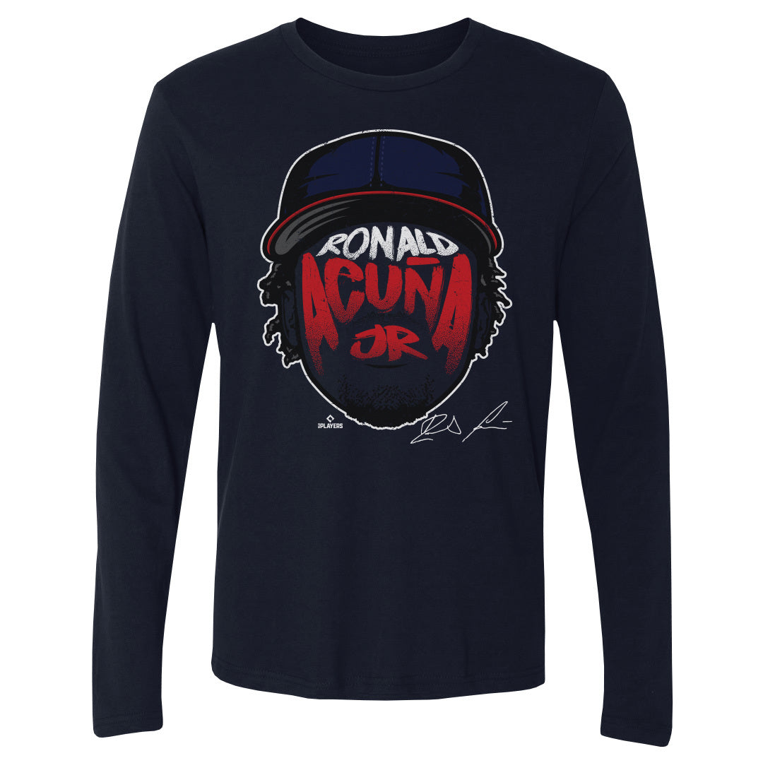 Ronald Acuna Jr. Player Silhouette WHT