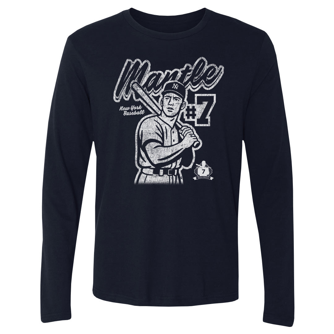 Mickey Mantle New York Y Retro WHT