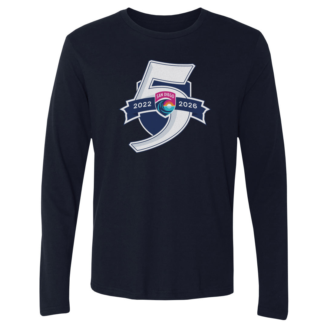 San Diego Wave FC 5 Seasons Logo WHT