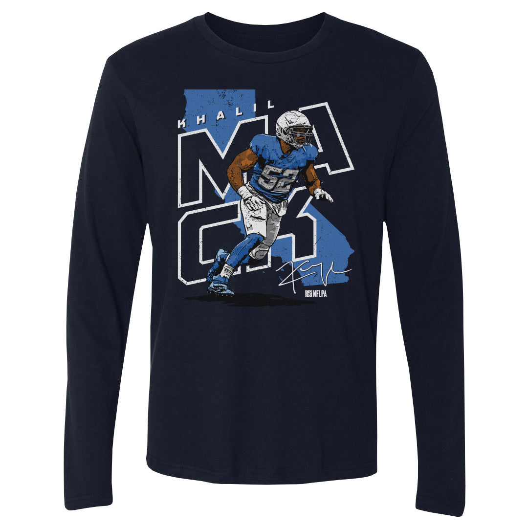 Khalil Mack Los Angeles C Player Map WHT