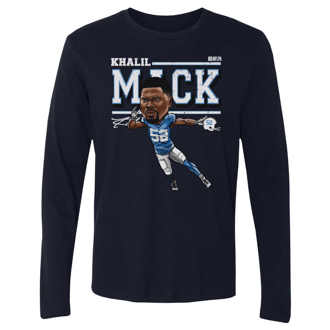 Khalil Mack Los Angeles C Cartoon WHT