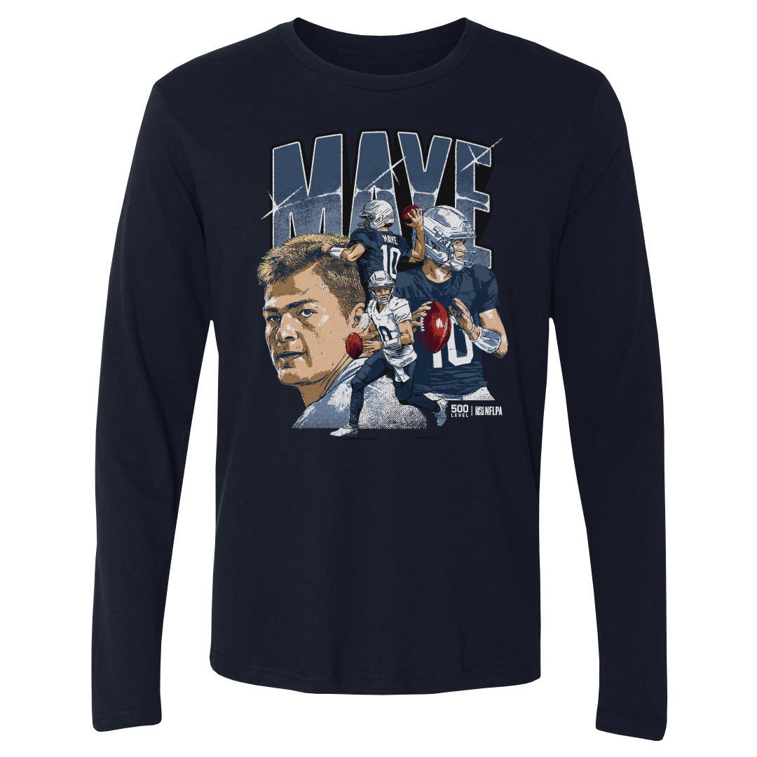 Drake Maye New England Collage WHT