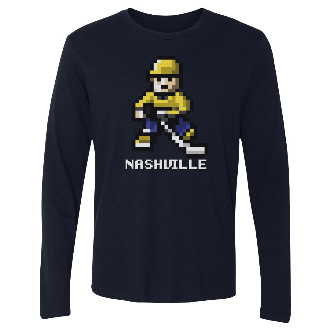 Nashville Hockey 8-bit WHT