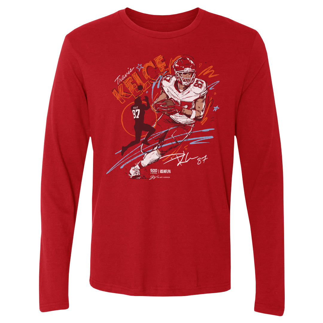 Travis Kelce Kansas City Scribble WHT