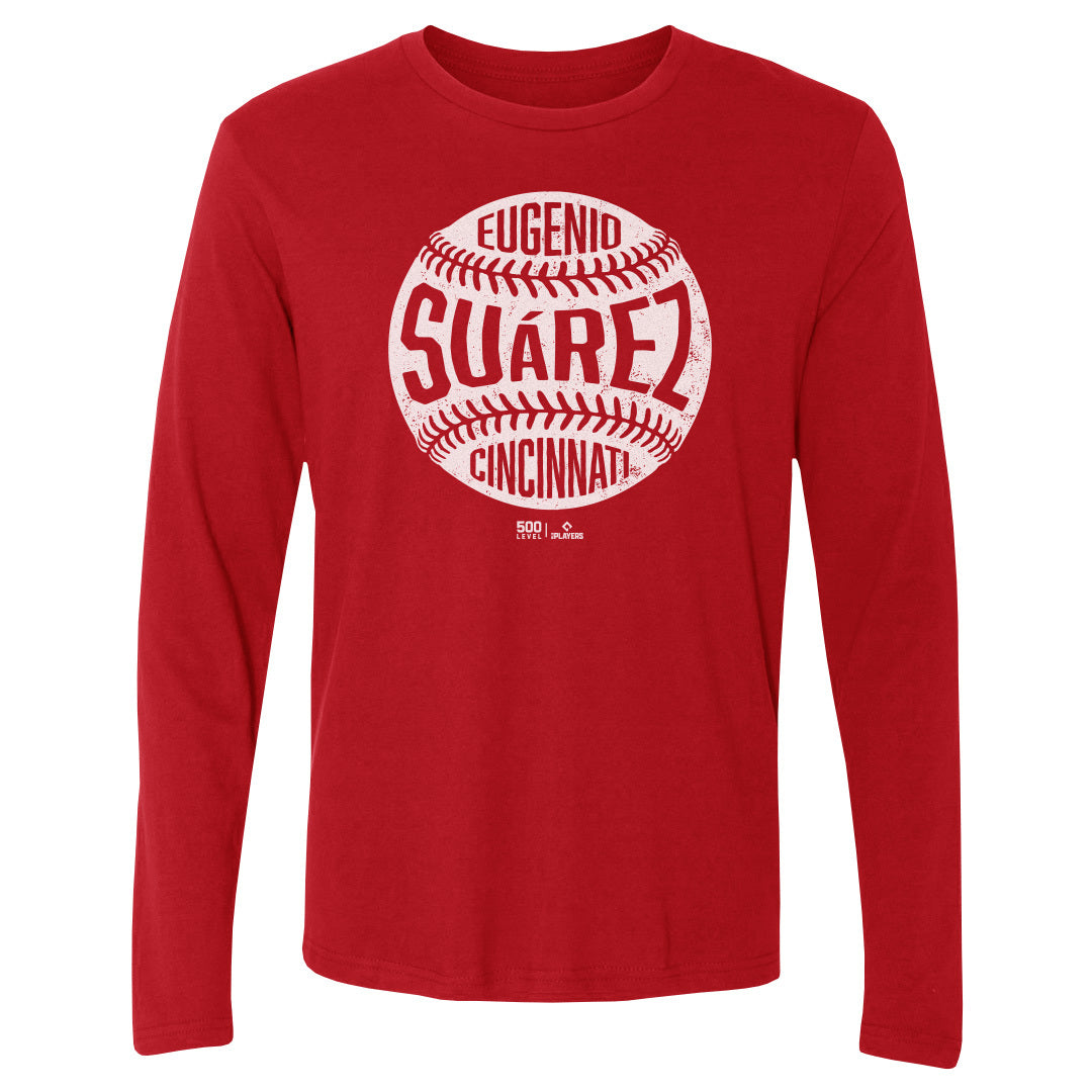 Eugenio Suarez Cincinnati Vintage Baseball WHT