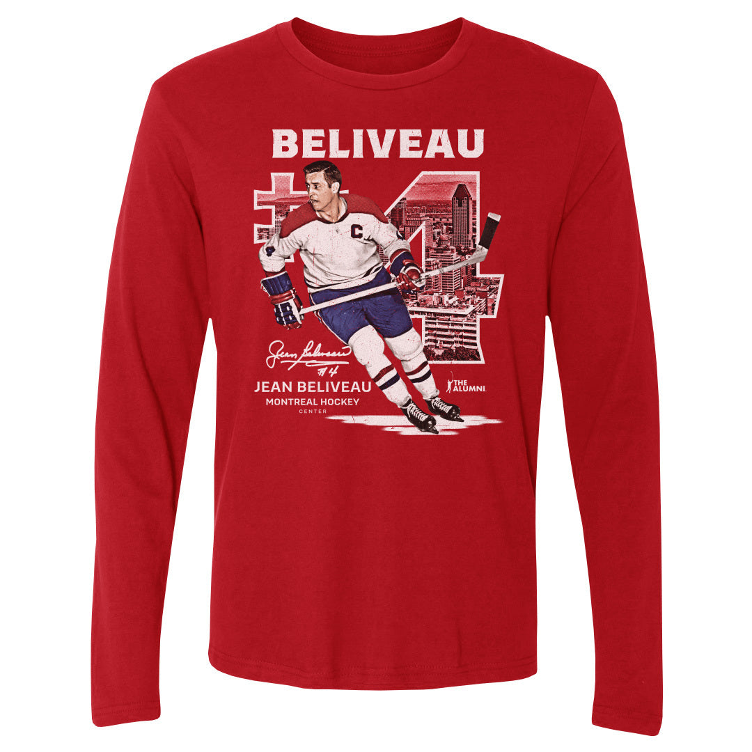 Jean Beliveau Montreal Throwback WHT