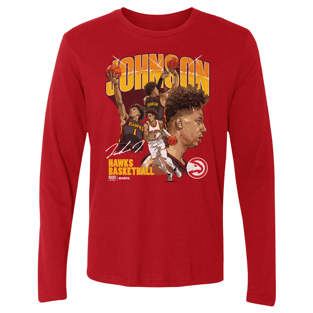 Jalen Johnson Atlanta Hawks Collage WHT