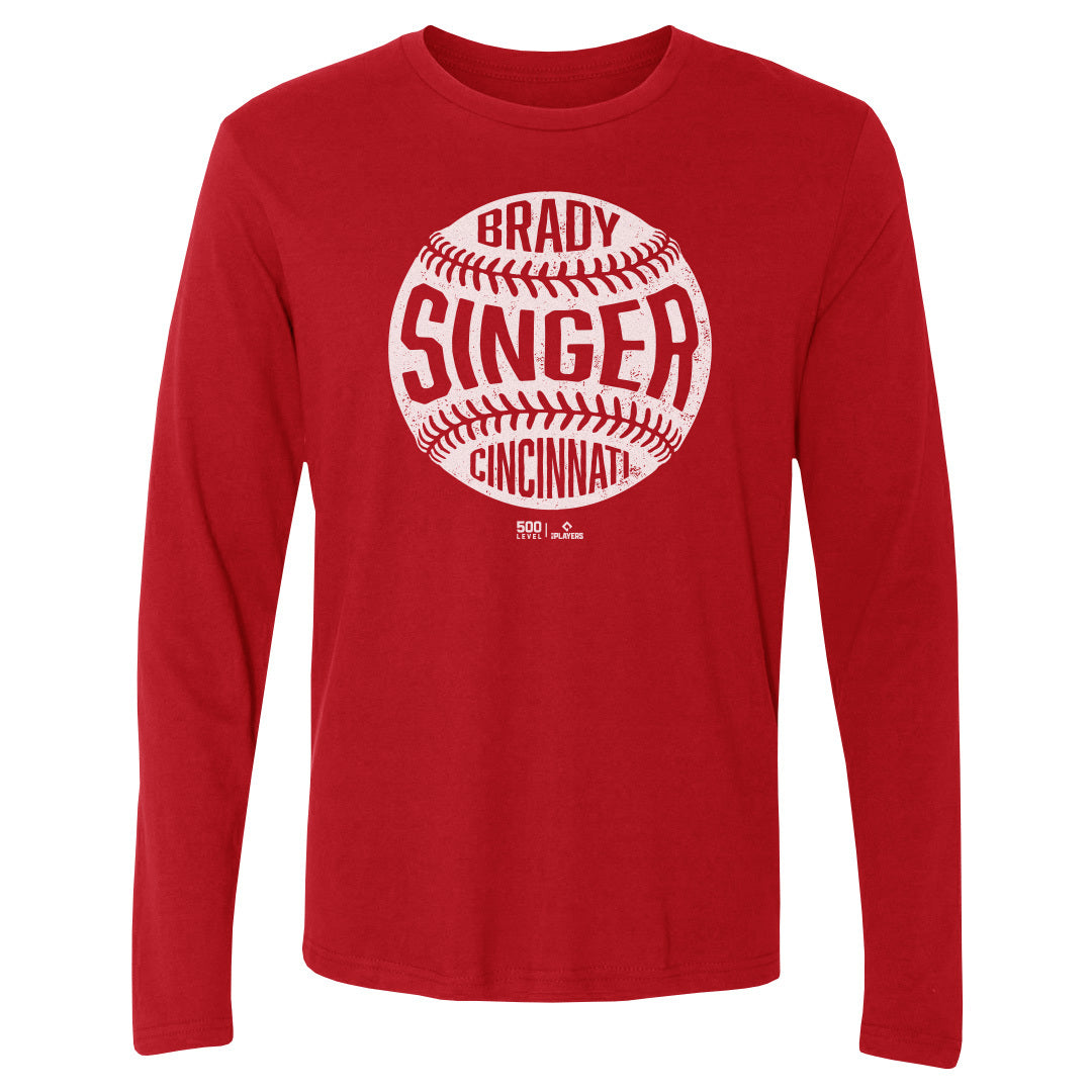 Brady Singer Cincinnati Vintage Baseball WHT