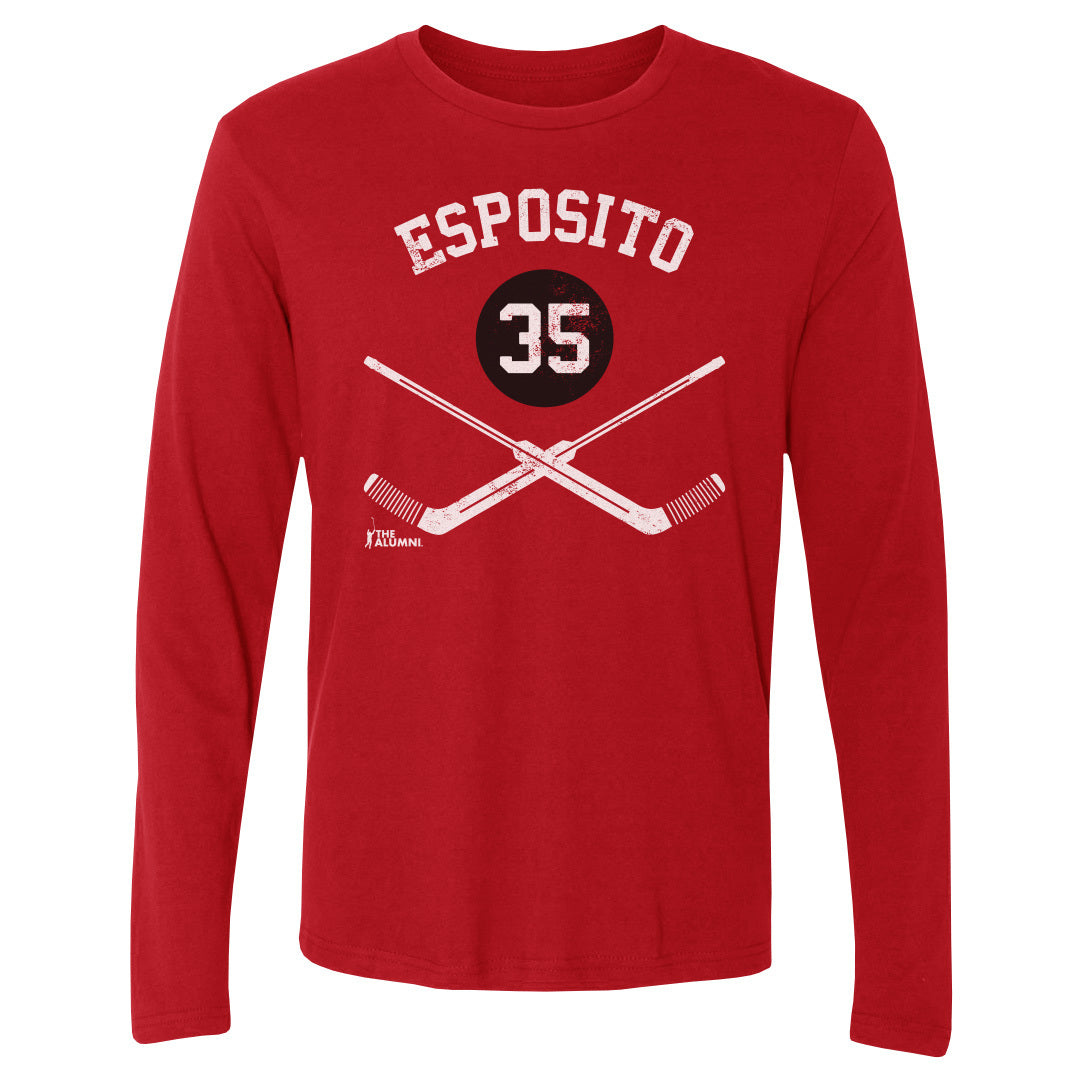 Tony Esposito Chicago 35 Goalie Sticks WHT