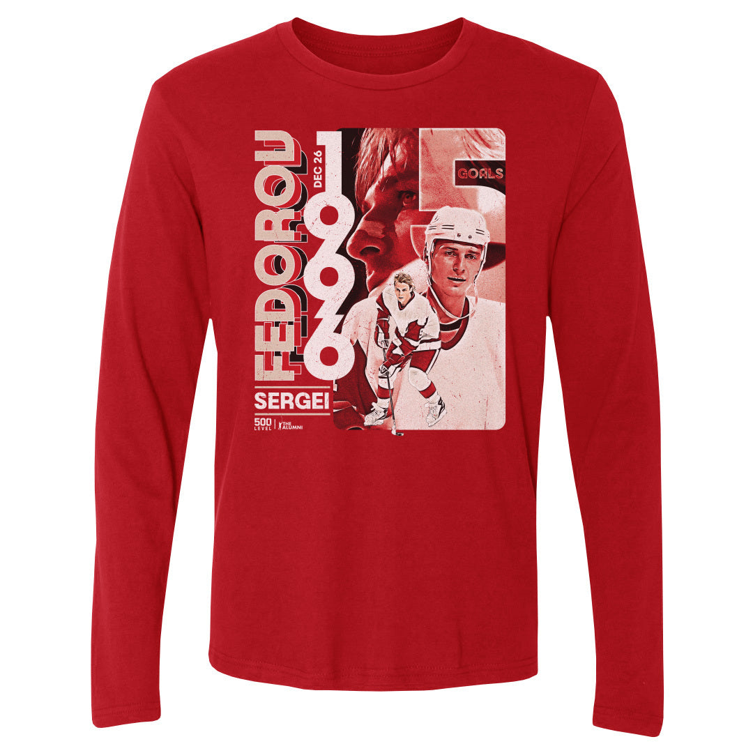 Sergei Fedorov Detroit 5 Goal Game 1996 WHT