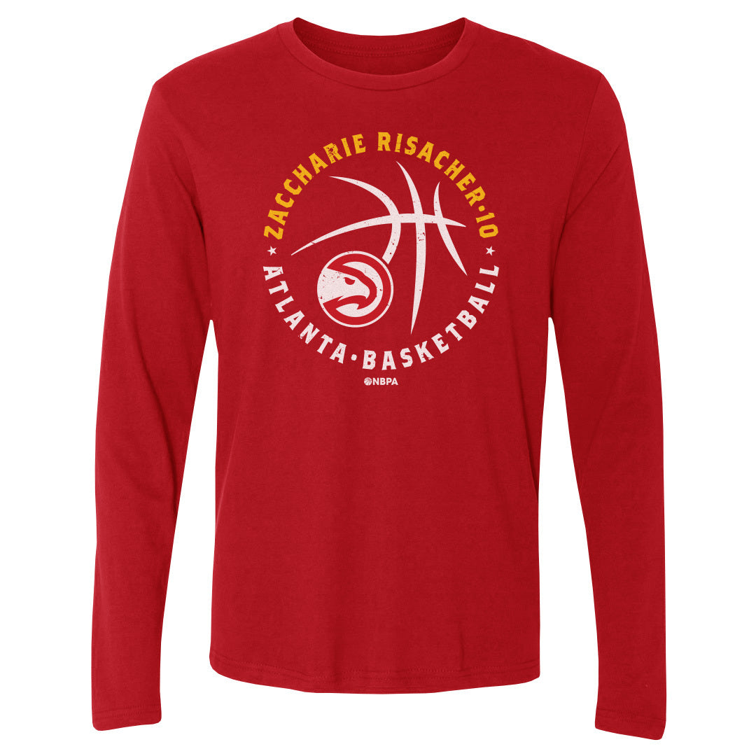 Zaccharie Risacher Atlanta Hawks Player Ball WHT
