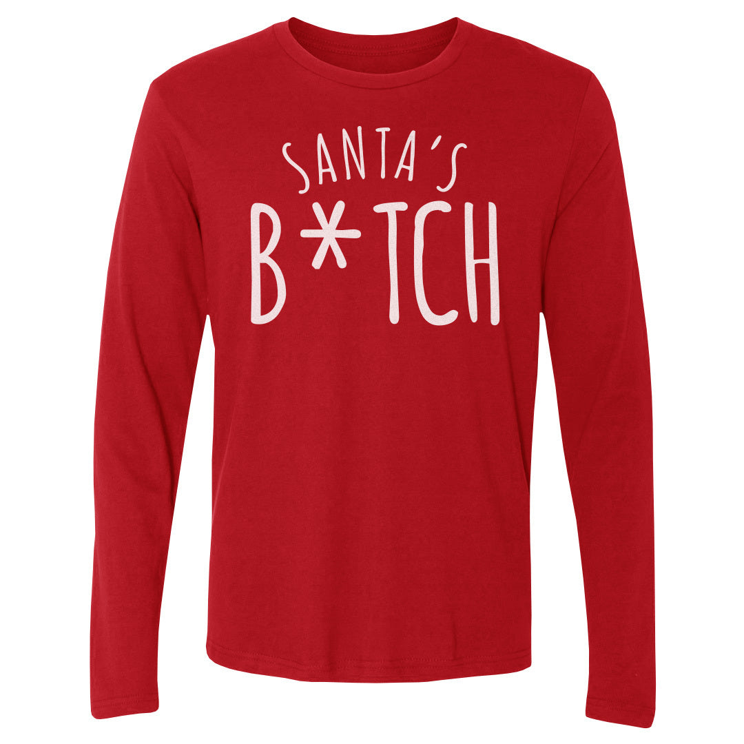 Christmas Santa's B-tch WHT