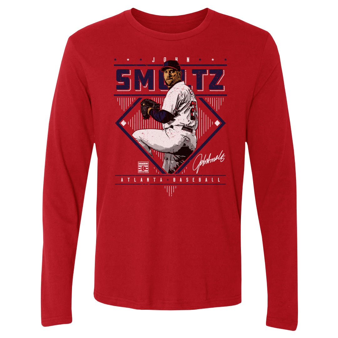 John Smoltz Atlanta Diamond Name WHT