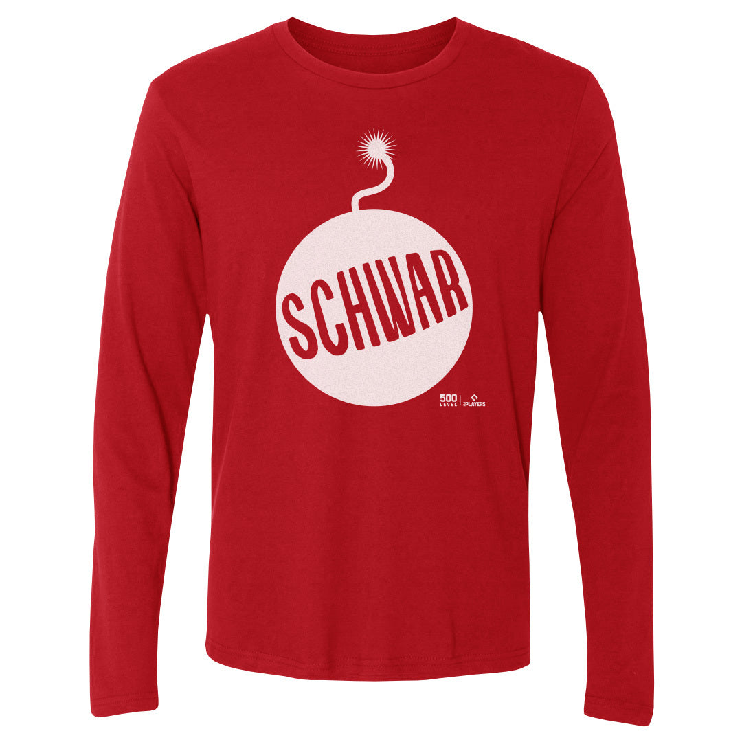 Kyle Schwarber Philadelphia Schwarbomb Vector WHT