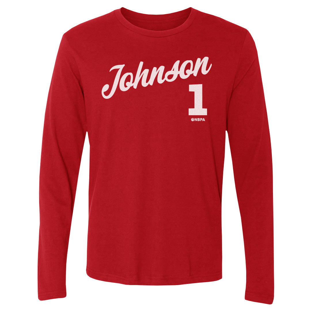 Jalen Johnson Atlanta Script WHT